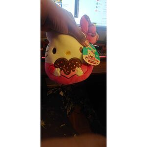 Squishmallows Hello Kitty Valentine's Day Chocolate Strawberry Bow Heart